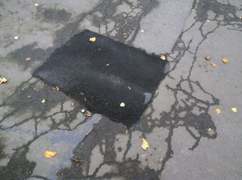 Cracked Asphalt Repair