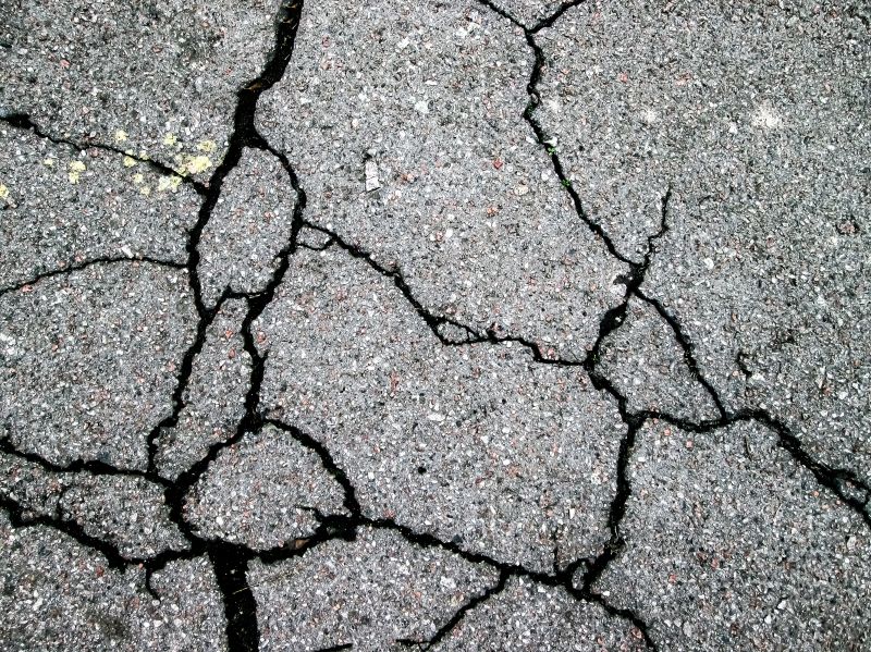 Cracked Asphalt Repair