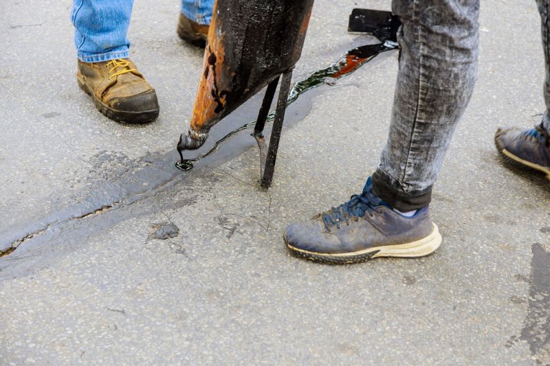 Cracked Asphalt Repair