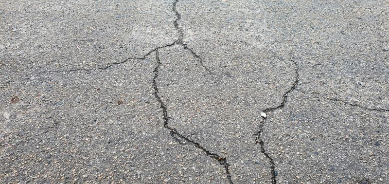 Cracked Asphalt Repair