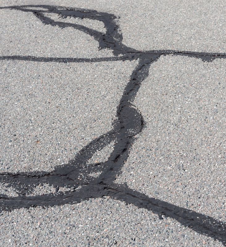 Cracked Asphalt Repair